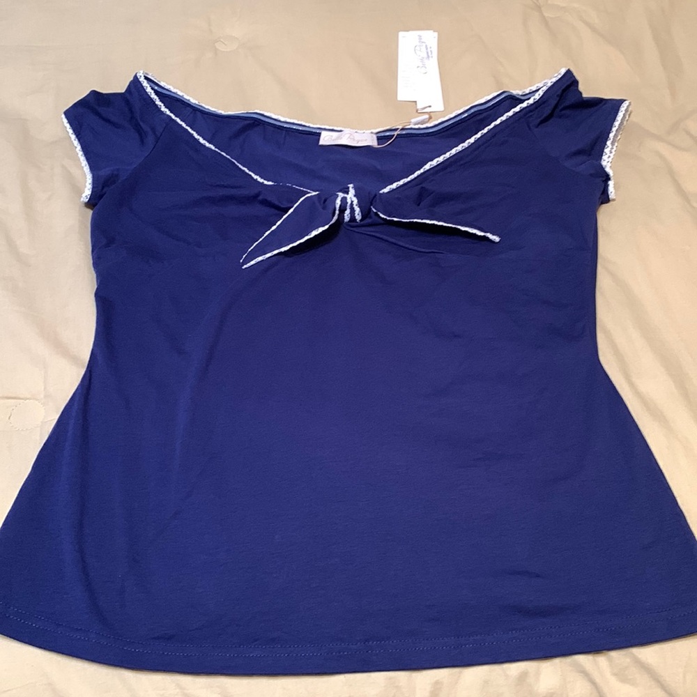 Belle Poque blue large shirt